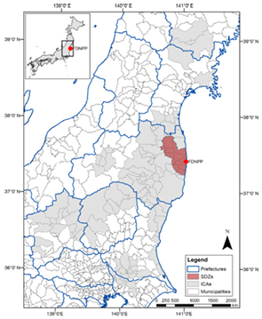 Carte_Map Fukushima LSCE 12122019