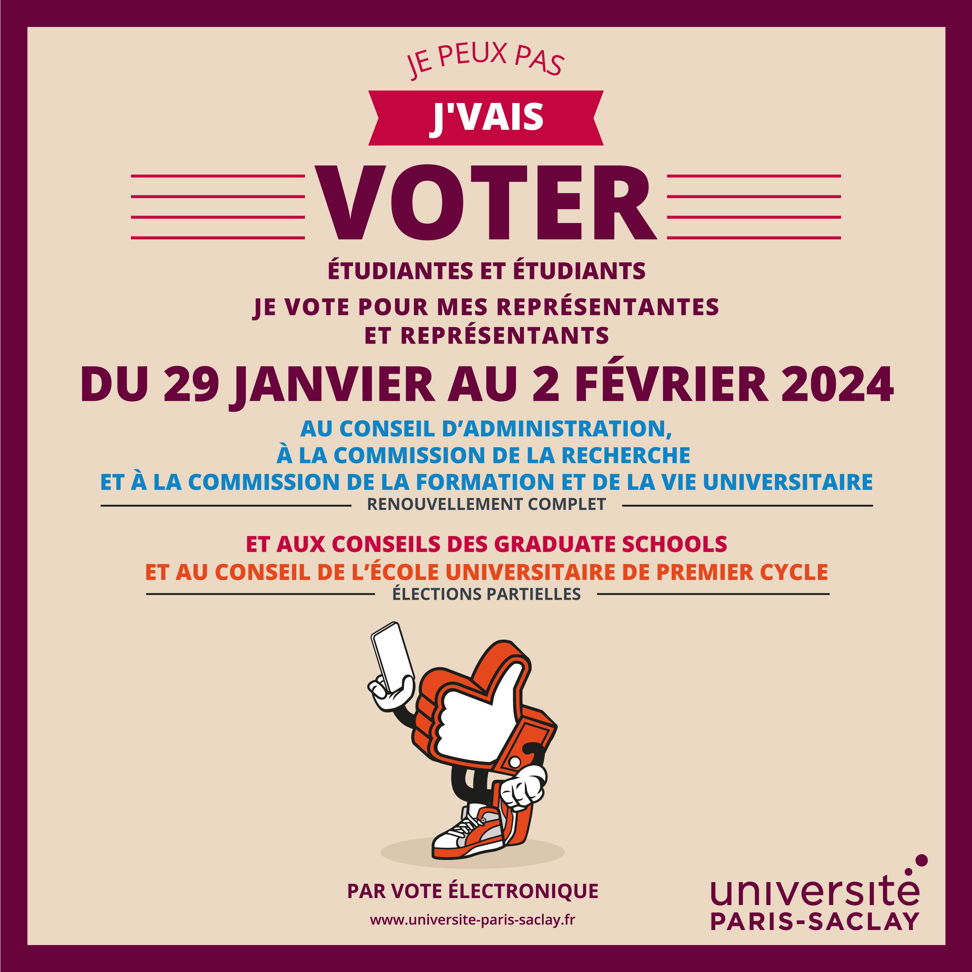 Elections Université Paris-Saclay