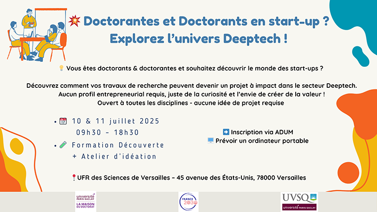 Formation DeepTech 10 et 11 juillet 2025