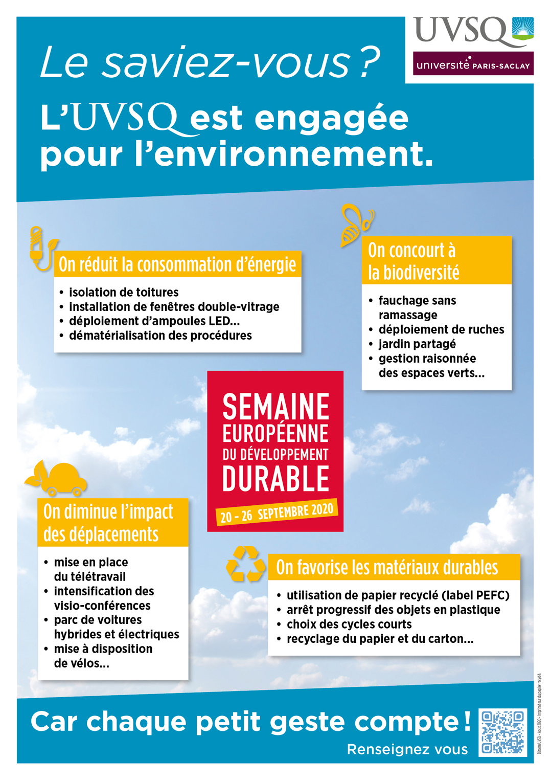 semaine developpement durable 2020