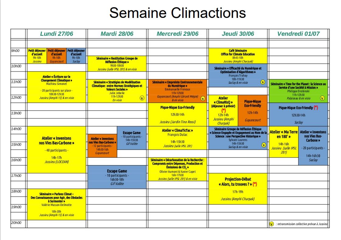 calendrier climaction