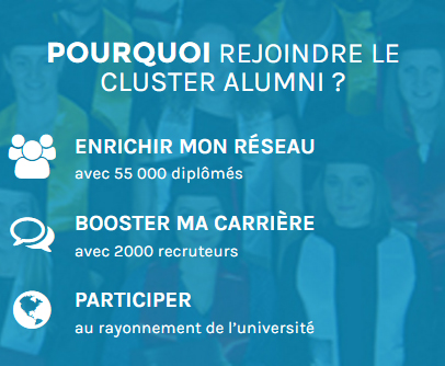 Pourquoi rejoindre le cluster alumni ?
