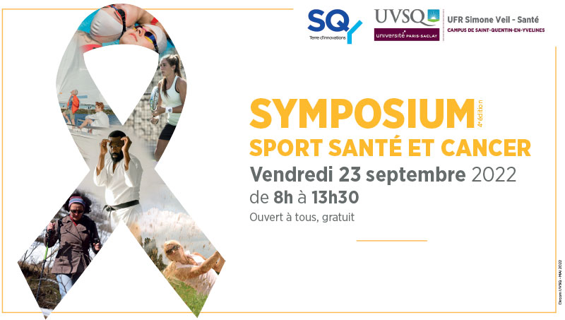 Ecran YouTube Symposium Sport et cancer 2022