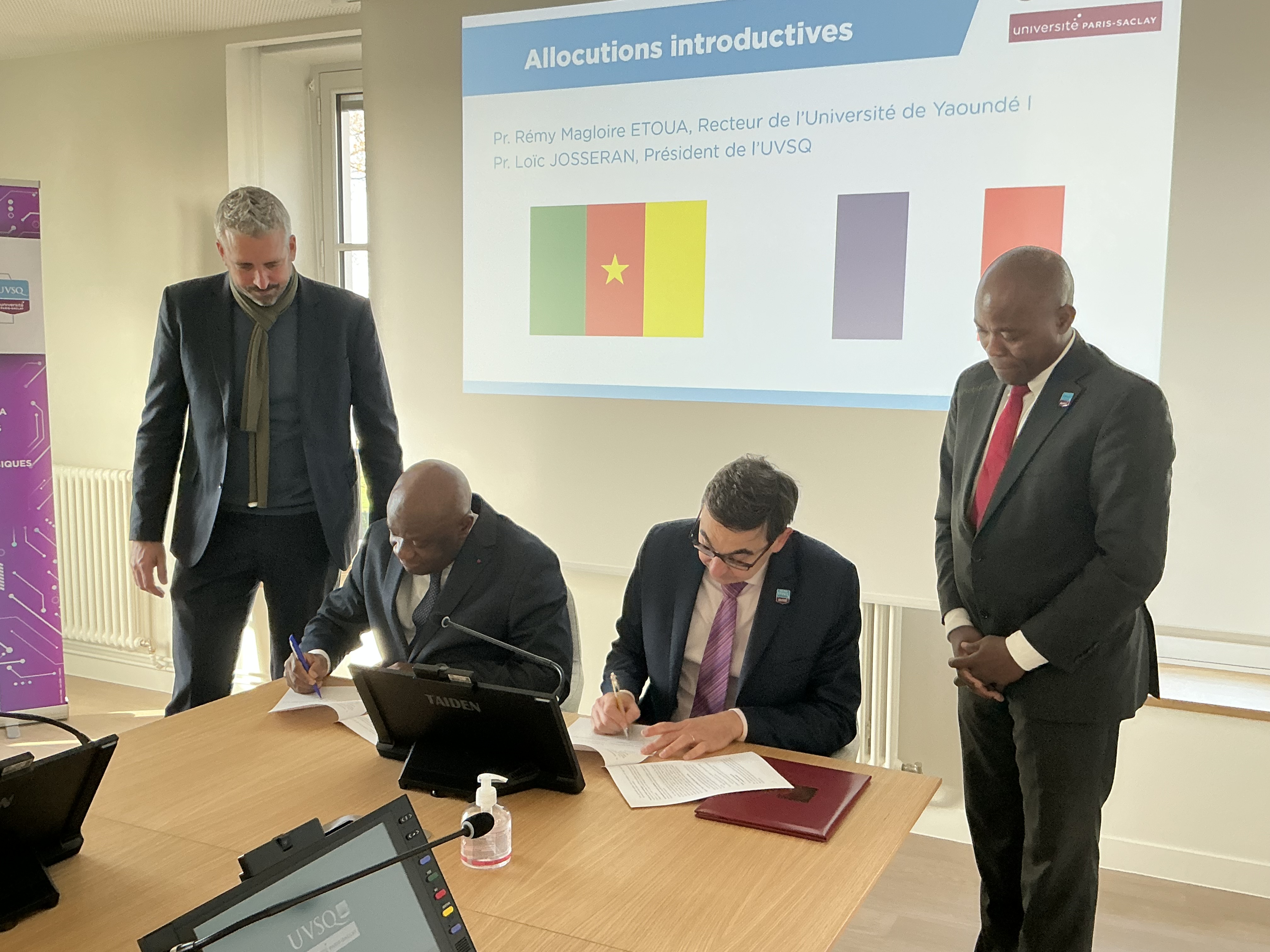 Signature de la convention avec l'Université de Yaoundé