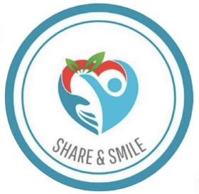 logo share and smile