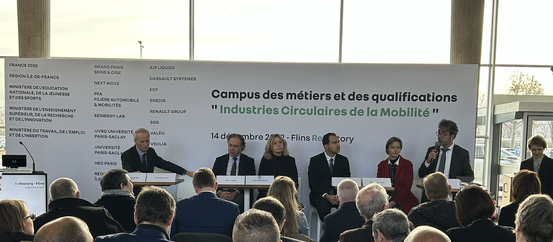 Inauguration campus ICM Flins