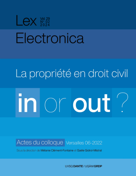 Lex Electronica, vol. 29, n° 2, 2024